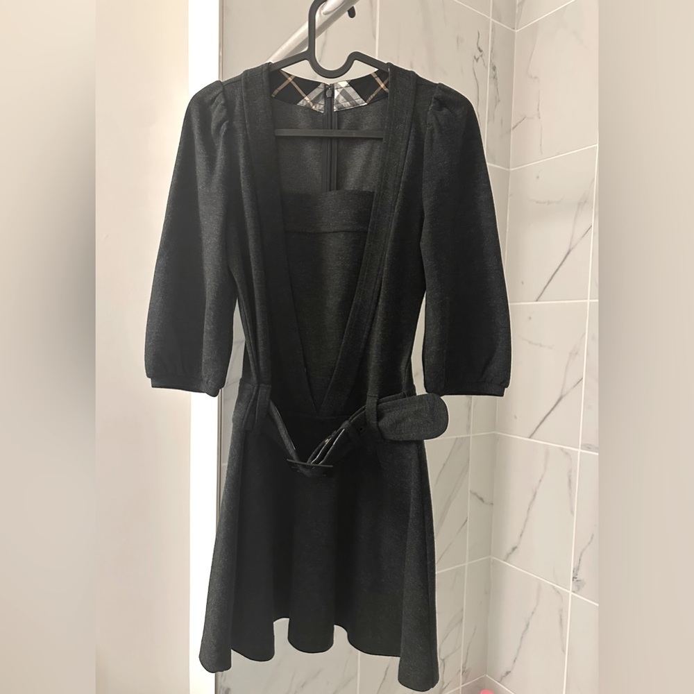 Burberry Blue Label Vintage Dark Grey Dress